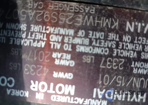 2002 Hyundai Sonata Gl z USA, uszkodzony, nr VIN KMHWF25S92A507468